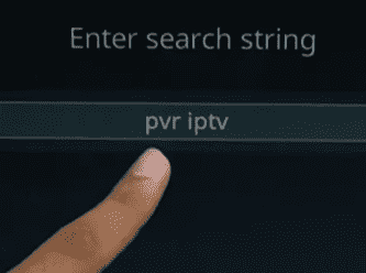 Search PVR IPTV